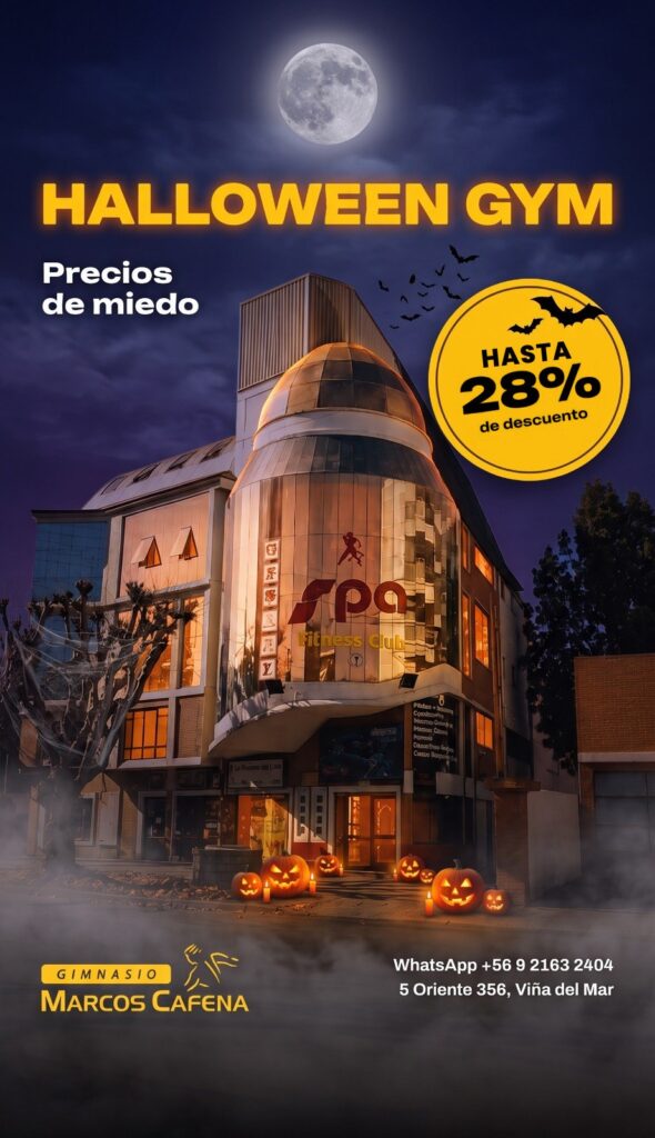 Halloween Gym: hasta 28% de descuento y matrícula gratis para clientes nuevos, hasta el 25 de octubre de 2026